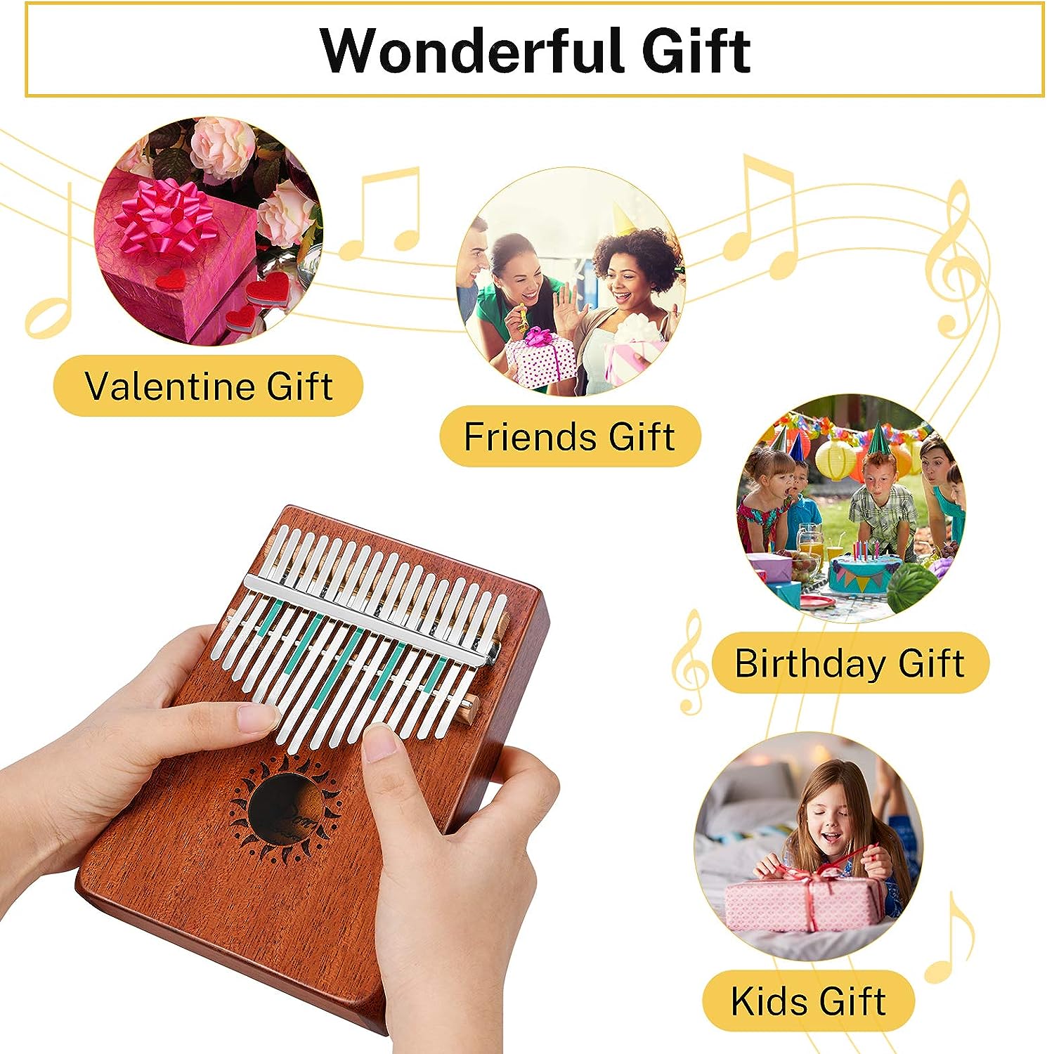 Portable Finger Piano Mbira Sanza