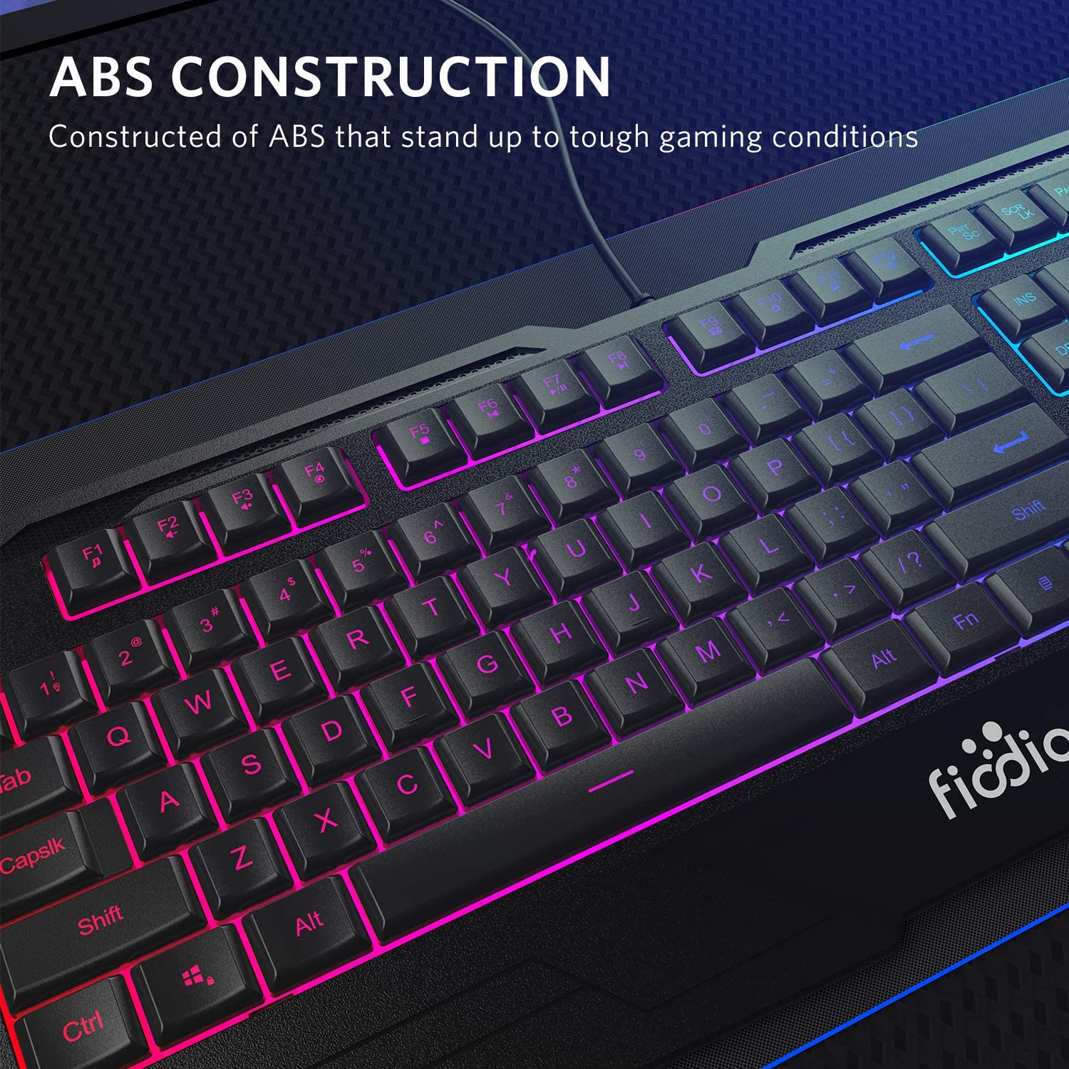 Rainbow Wired Gaming Computer Keyboard and Mouse Combo