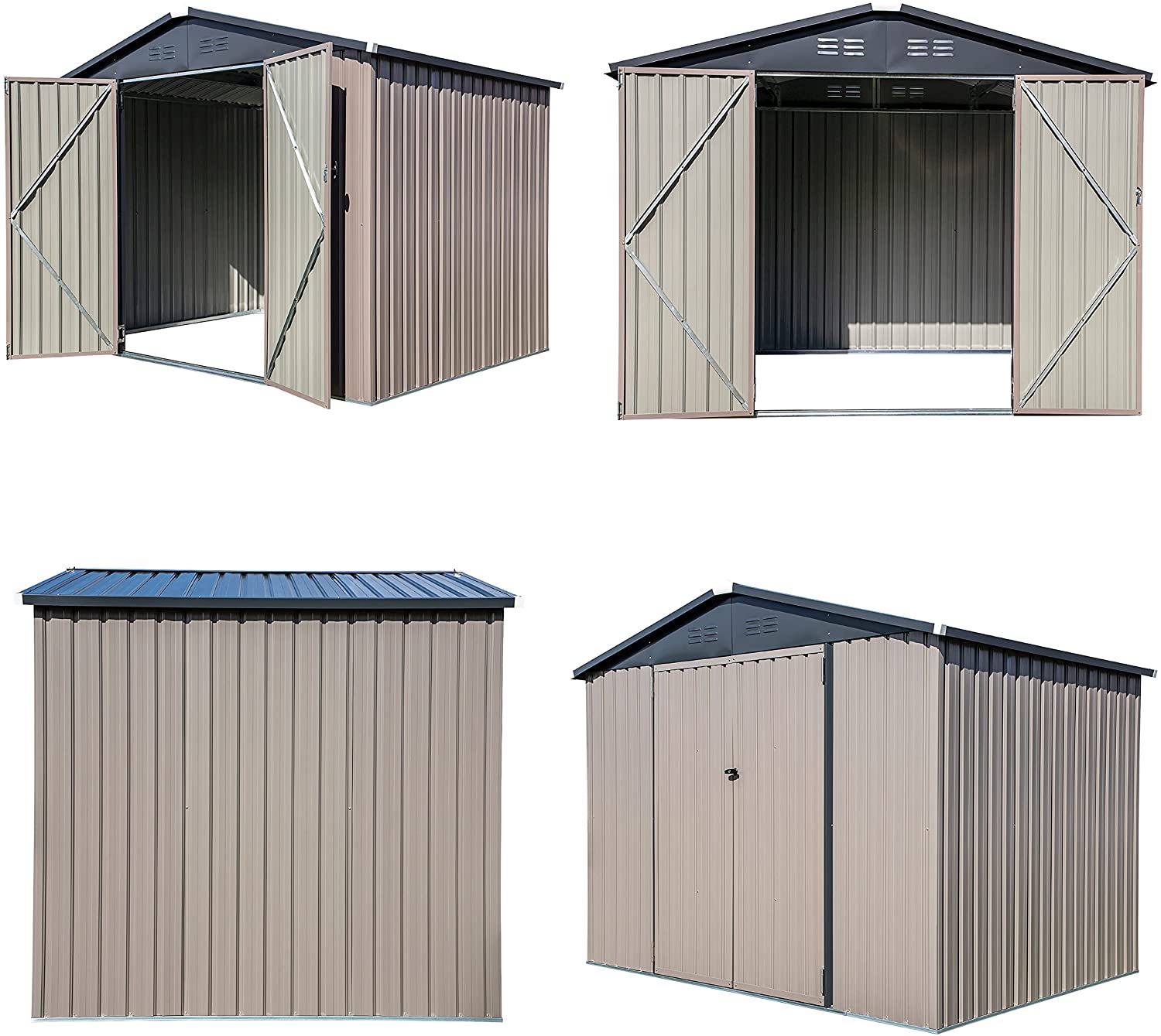 Outdoor Steel Storage Metal Shed