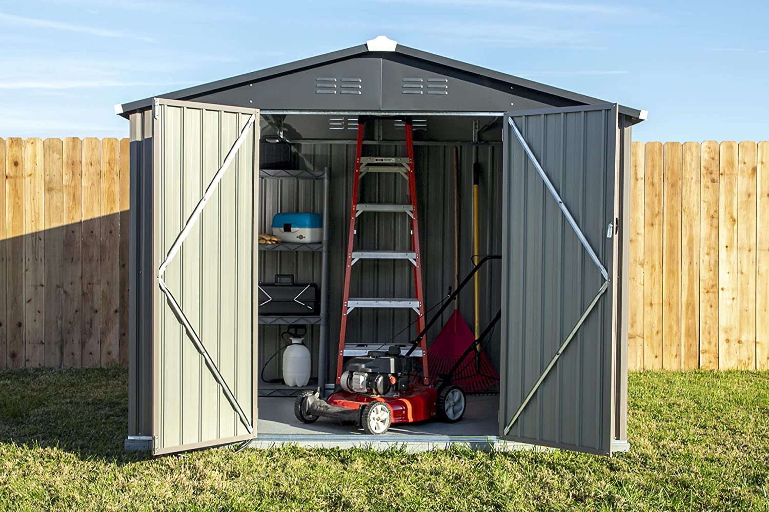 Outdoor Steel Storage Metal Shed