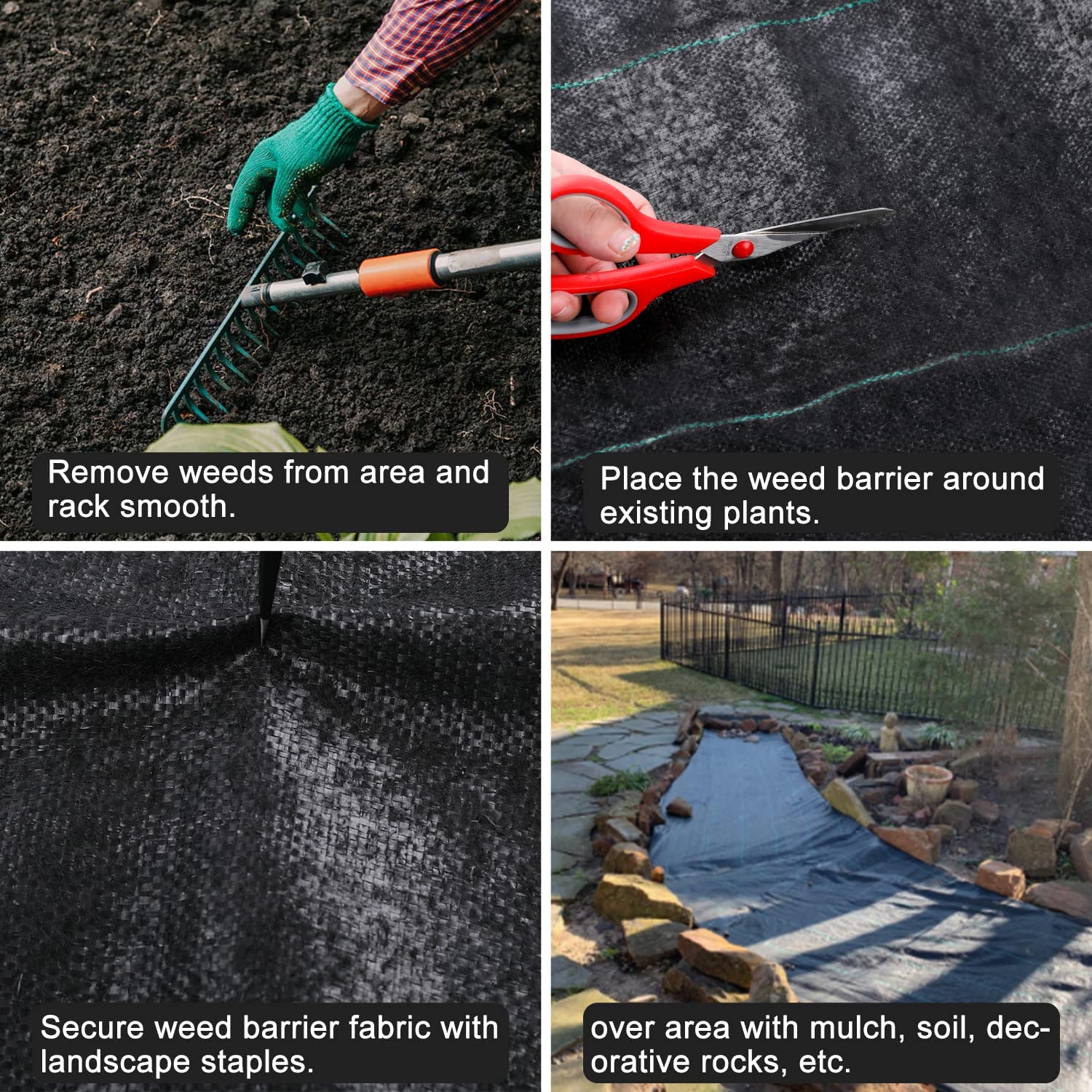 Weed Barrier Landscape Fabric Woven