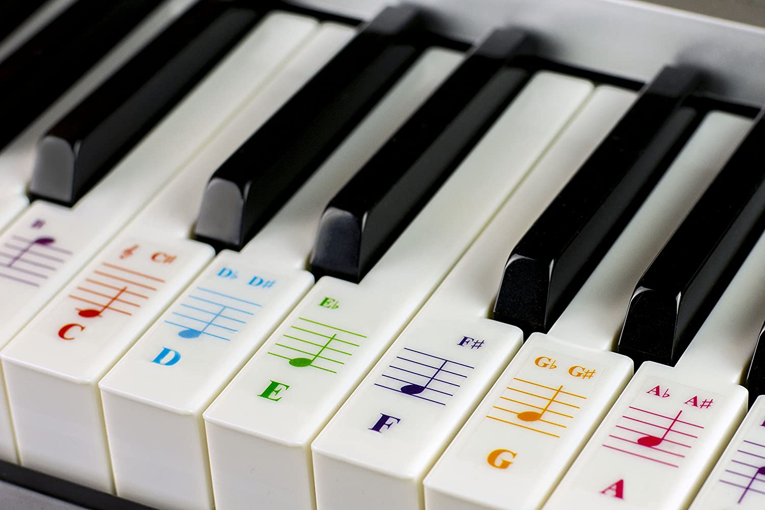 Color Piano Stickers