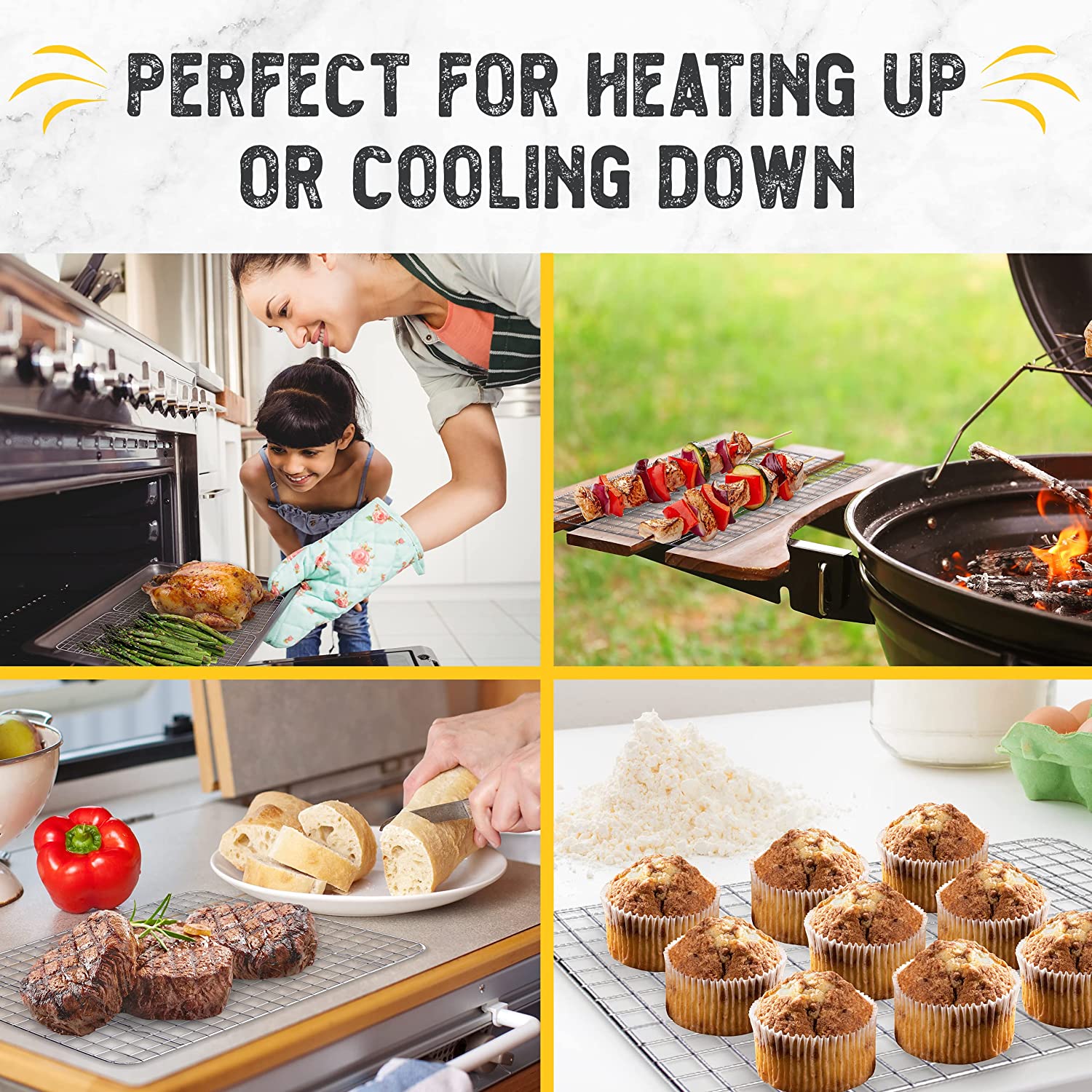 Oven Safe Grid Wire Racks
