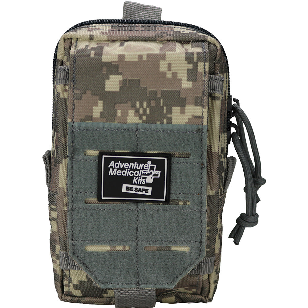 An Adventure Medical Kits MOLLE Trauma Kit .5 - Camo pouch.