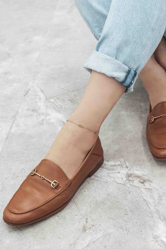 With Love Anklet heart-themed bracelet on a white background.