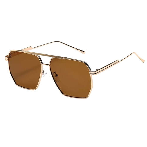 A pair of Goldie sunglasses with brown lenses.