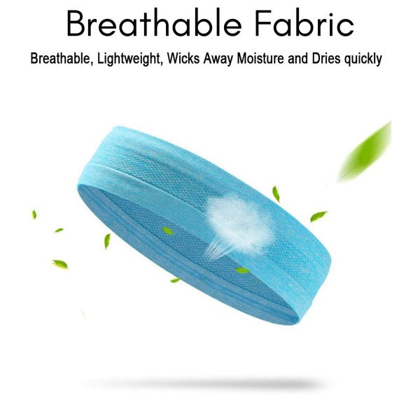 Woman with a pink Cardio Cross-Training Headband made of high-performance elastic fabric, standing against a black brick wall.