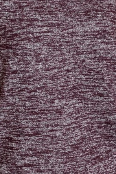 A woman is standing and smiling, wearing the Drop Shoulder Button Sleeve Detail Top in brown and dark pants.