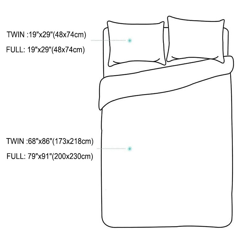 3D Printed Modern Luxury Bedding Set Duvet Cover and Pillowcases_1