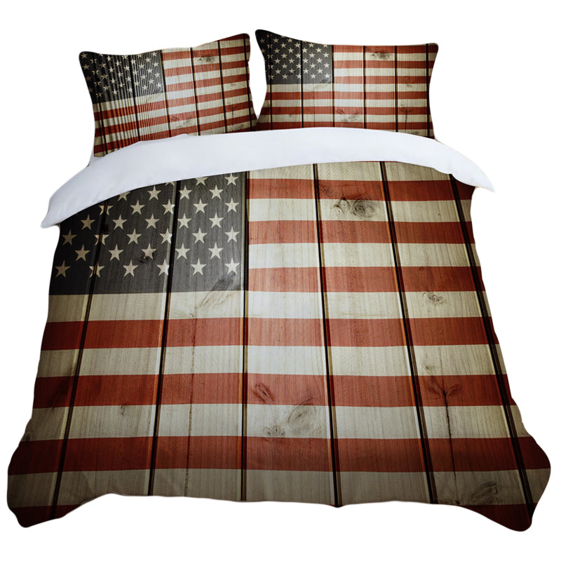 3D Printed Country Flag Design Bedding Duvet Cover and Pillowcase_0