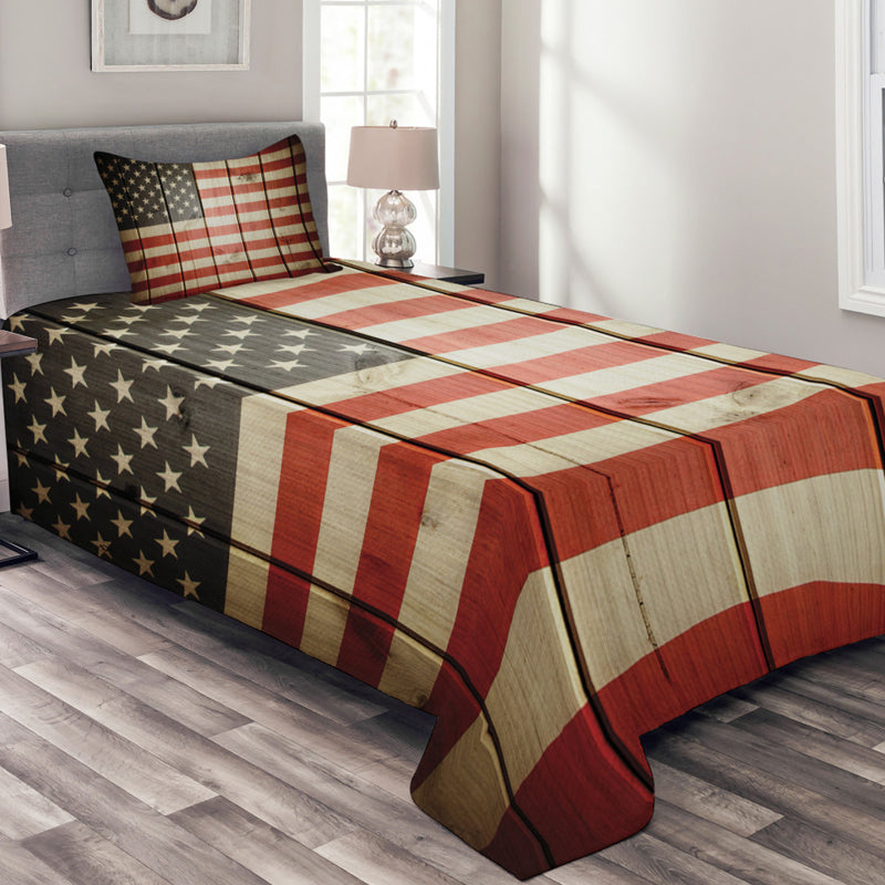 3D Printed Country Flag Design Bedding Duvet Cover and Pillowcase_6
