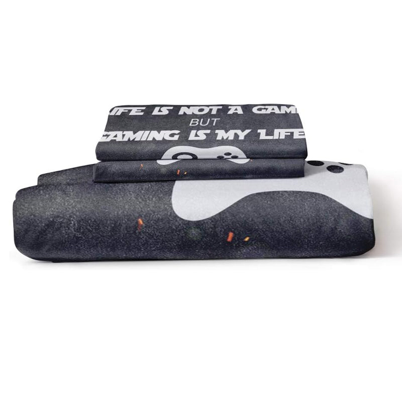 3D Printed Gamepad Design Bedding Set Duvet Cover and Pillowcases_2