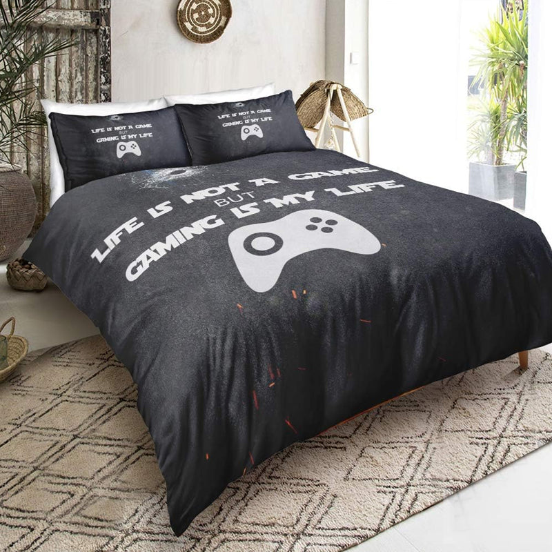 3D Printed Gamepad Design Bedding Set Duvet Cover and Pillowcases_4