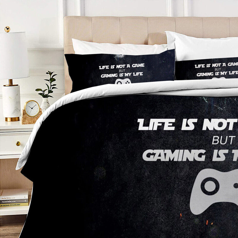 3D Printed Gamepad Design Bedding Set Duvet Cover and Pillowcases_6