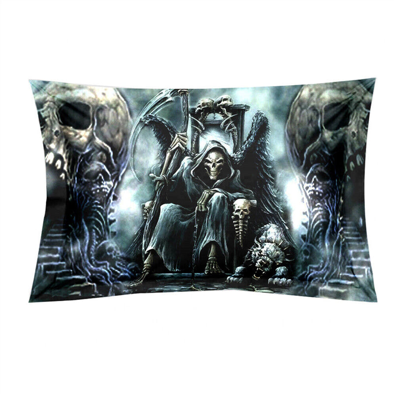 3D Printed Skull Design Bedding Set Duvet Cover and Pillowcases_5