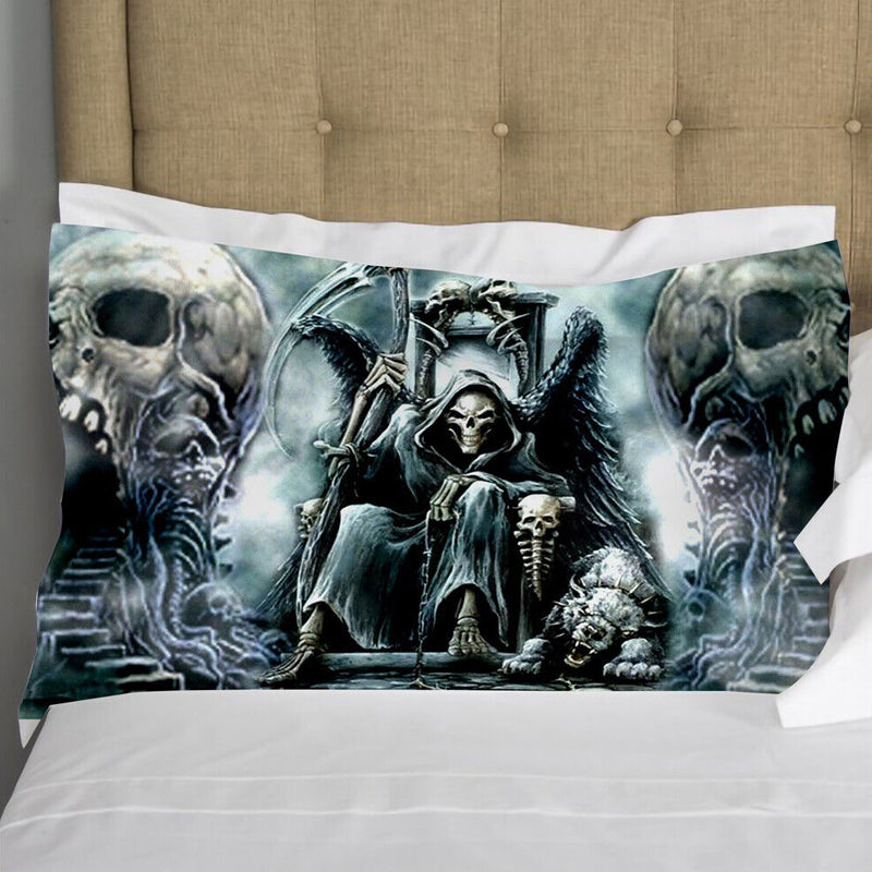 3D Printed Skull Design Bedding Set Duvet Cover and Pillowcases_8