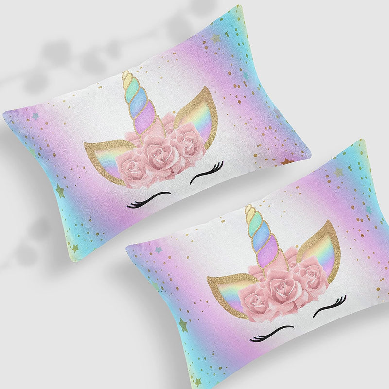3D Printed Unicorn Design Kid’s Bedding Set Duvet Cover and Pillowcases_11