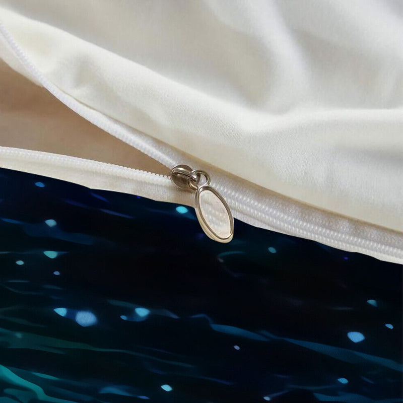 3D Printed Green Forest Bedding Set Duvet Cover and Pillowcases_2