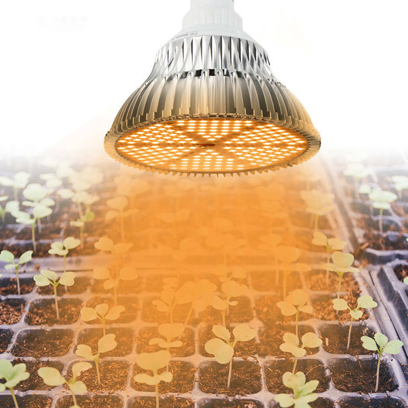 120W E27 Warm Full Spectrum LED Grow Light Bulb for Indoor Plant System_13