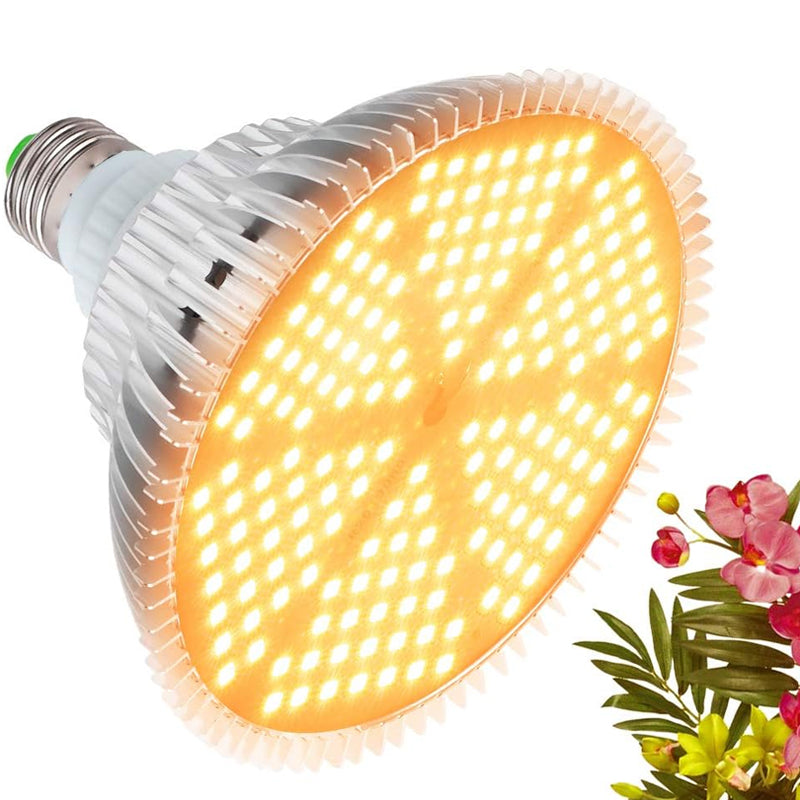 120W E27 Warm Full Spectrum LED Grow Light Bulb for Indoor Plant System_3