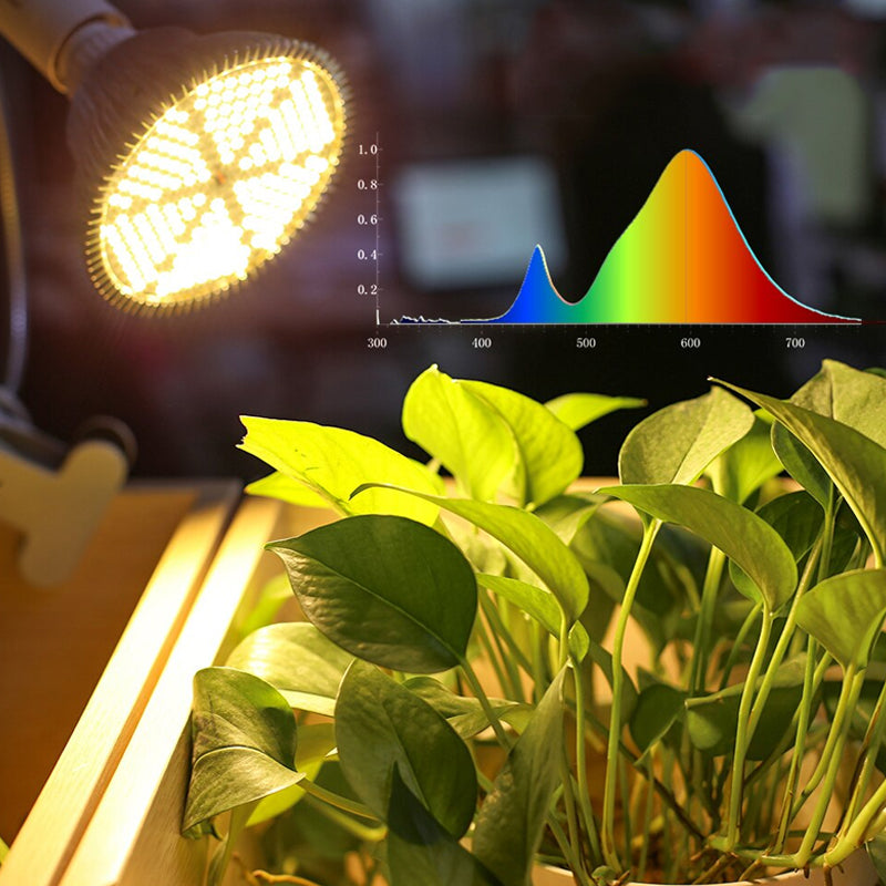 120W E27 Warm Full Spectrum LED Grow Light Bulb for Indoor Plant System_6