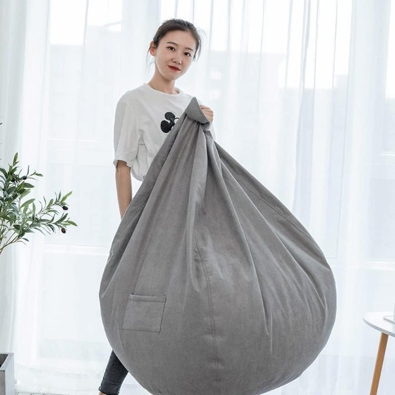 Indoor Lazy Lounge Chair Non-Filled Puff Sofa Chair Washable Cover_5