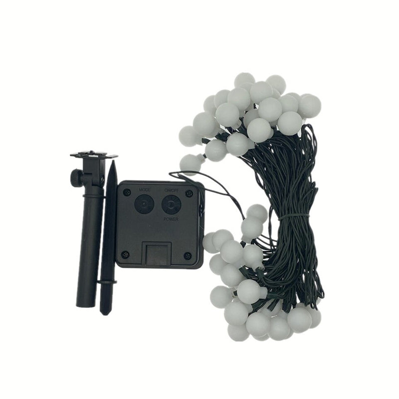 30 LED Multi-Color String Ball Lights Outdoor Decor- Solar Powered_2