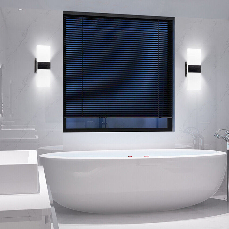 Modern LED Wall Lighting Up Down Cube Bedroom Sconce Lamp Fixture Indoor Outdoor_10