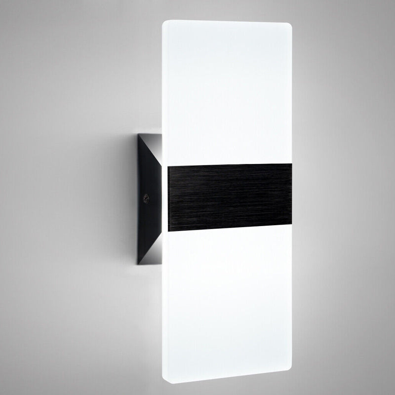 Modern LED Wall Lighting Up Down Cube Bedroom Sconce Lamp Fixture Indoor Outdoor_11