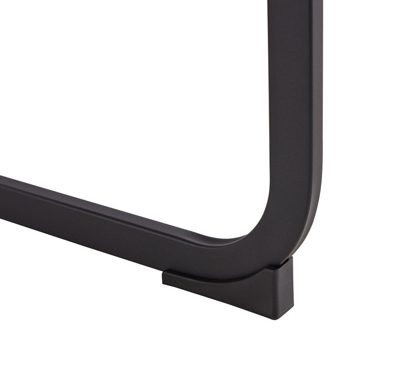 Set of 4 Modern High Back Upholstered Side Chair with C-shaped Legs- Brown, Black_17