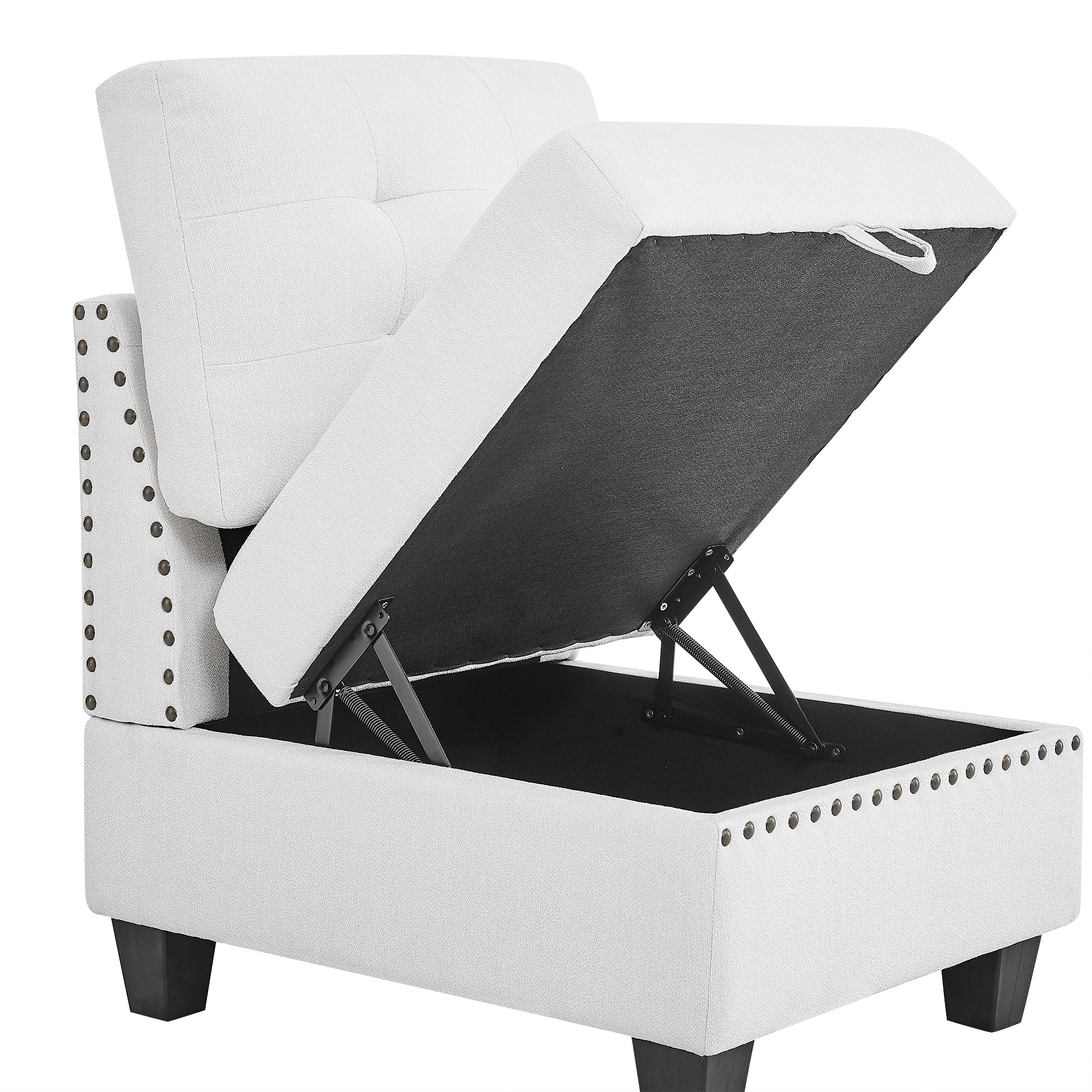 Single Chair  for Modular Sectional,Iovry(26.5"x31.5"x36")_4