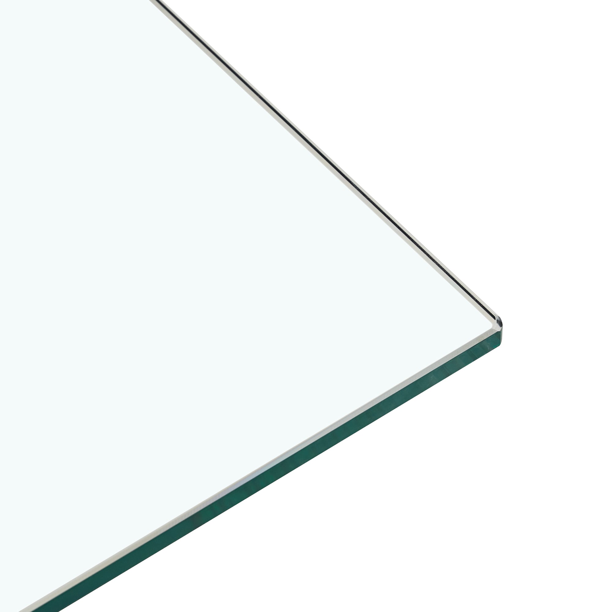 Modern Minimalist Rectangular Tempered Glass Table for Hall and Entryway_8