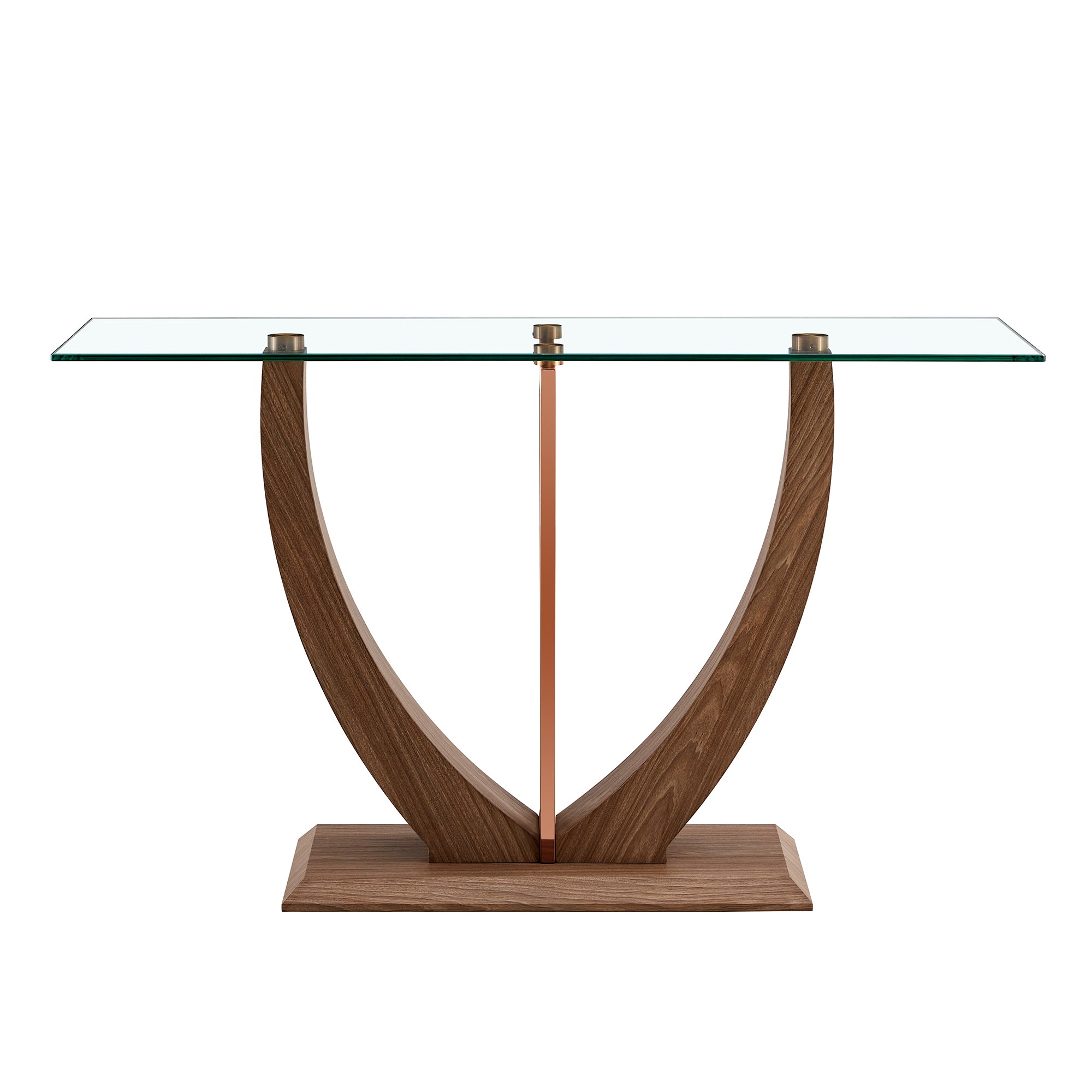 Modern Minimalist Rectangular Tempered Glass Table for Hall and Entryway_11