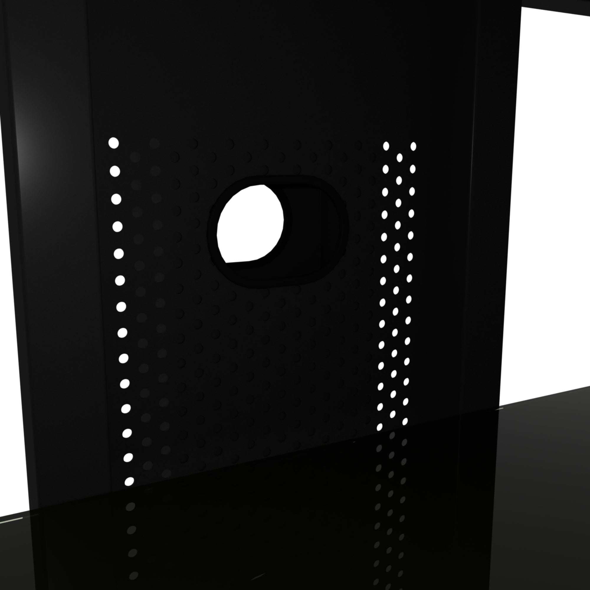 Simple Design Open TV Stand with 2 Tier Storage Space Fits TV Up To 65 inches- Walnut_12