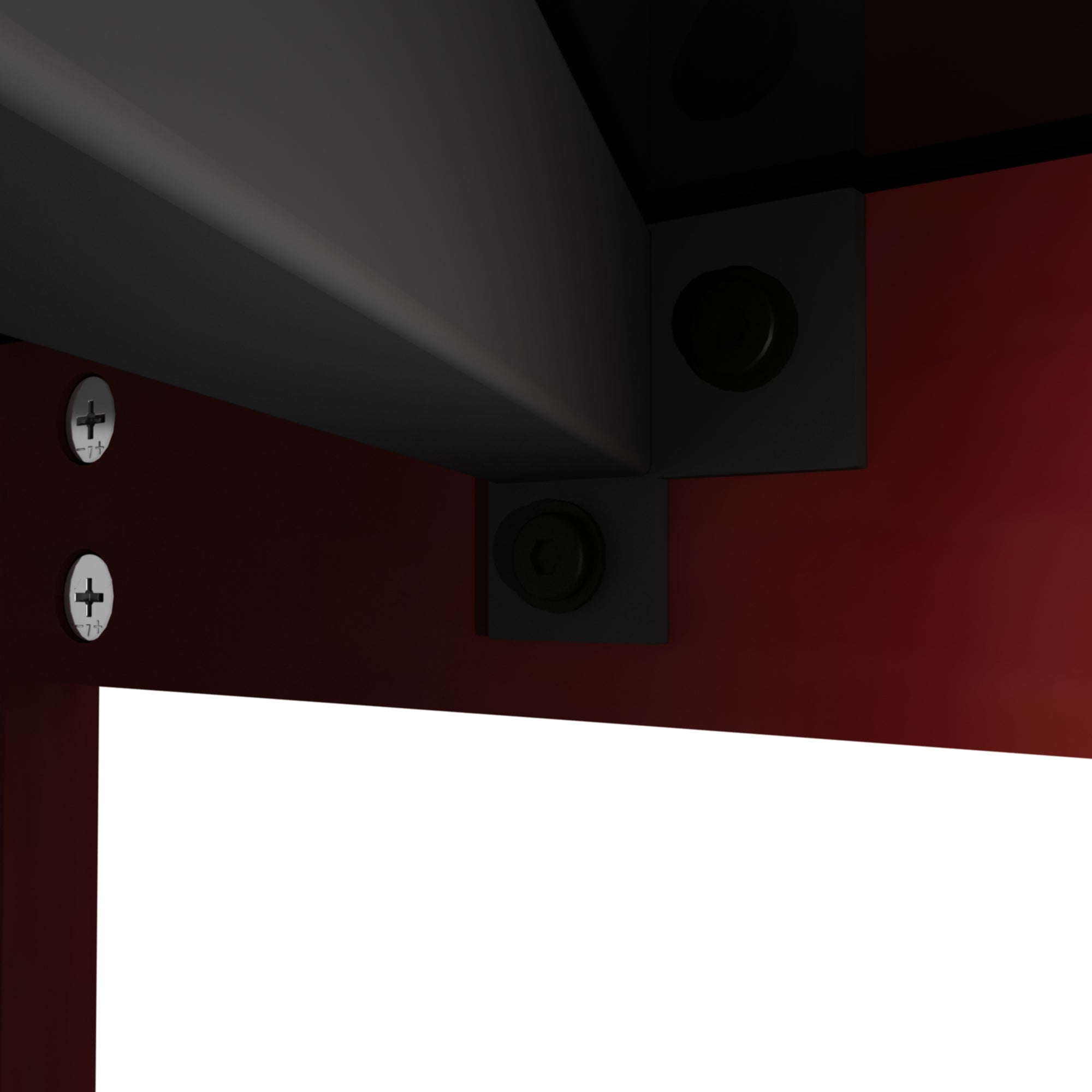 Simple Design Open TV Stand with 2 Tier Storage Space Fits TV Up To 65 inches- Walnut_18