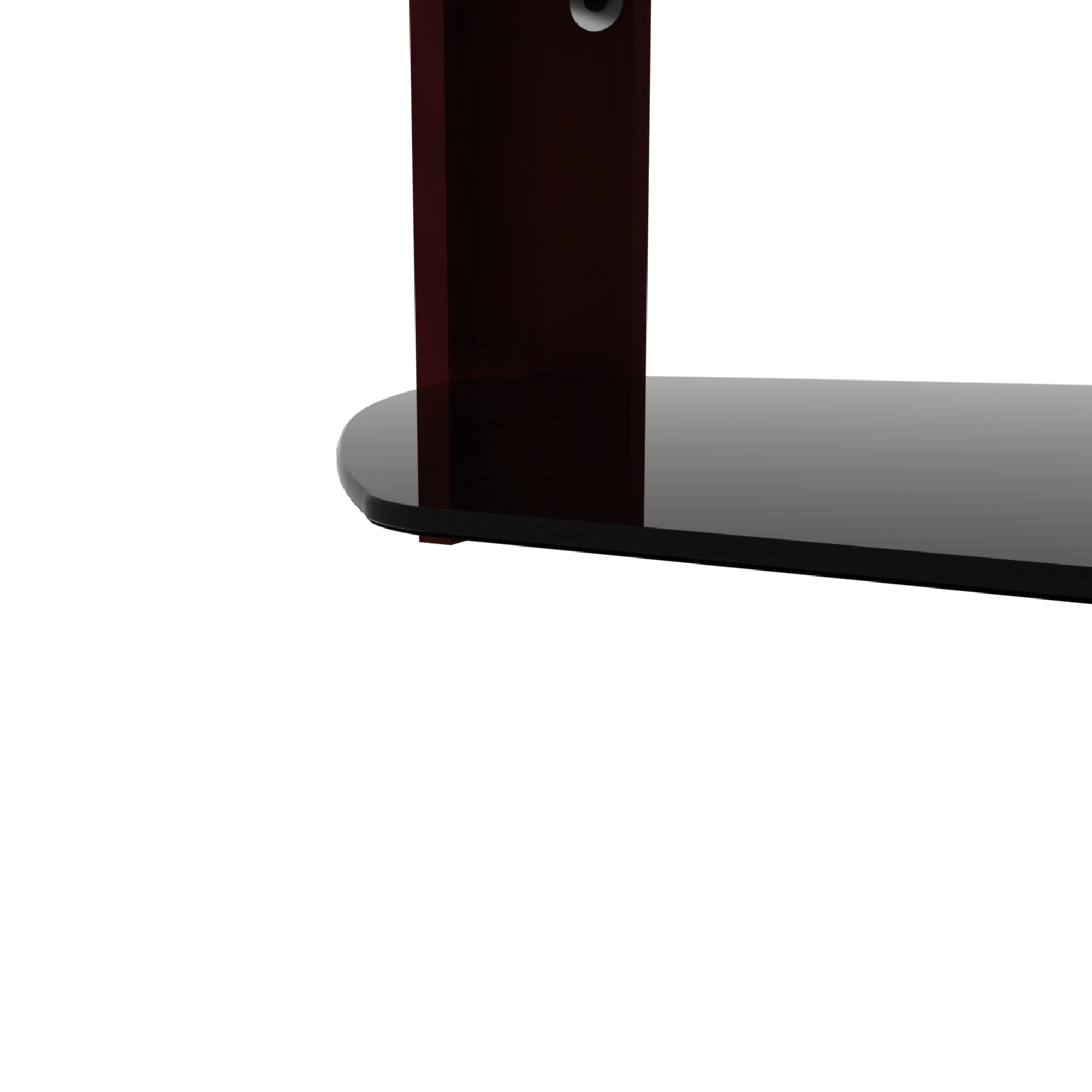 Simple Design Open TV Stand with 2 Tier Storage Space Fits TV Up To 65 inches- Walnut_20