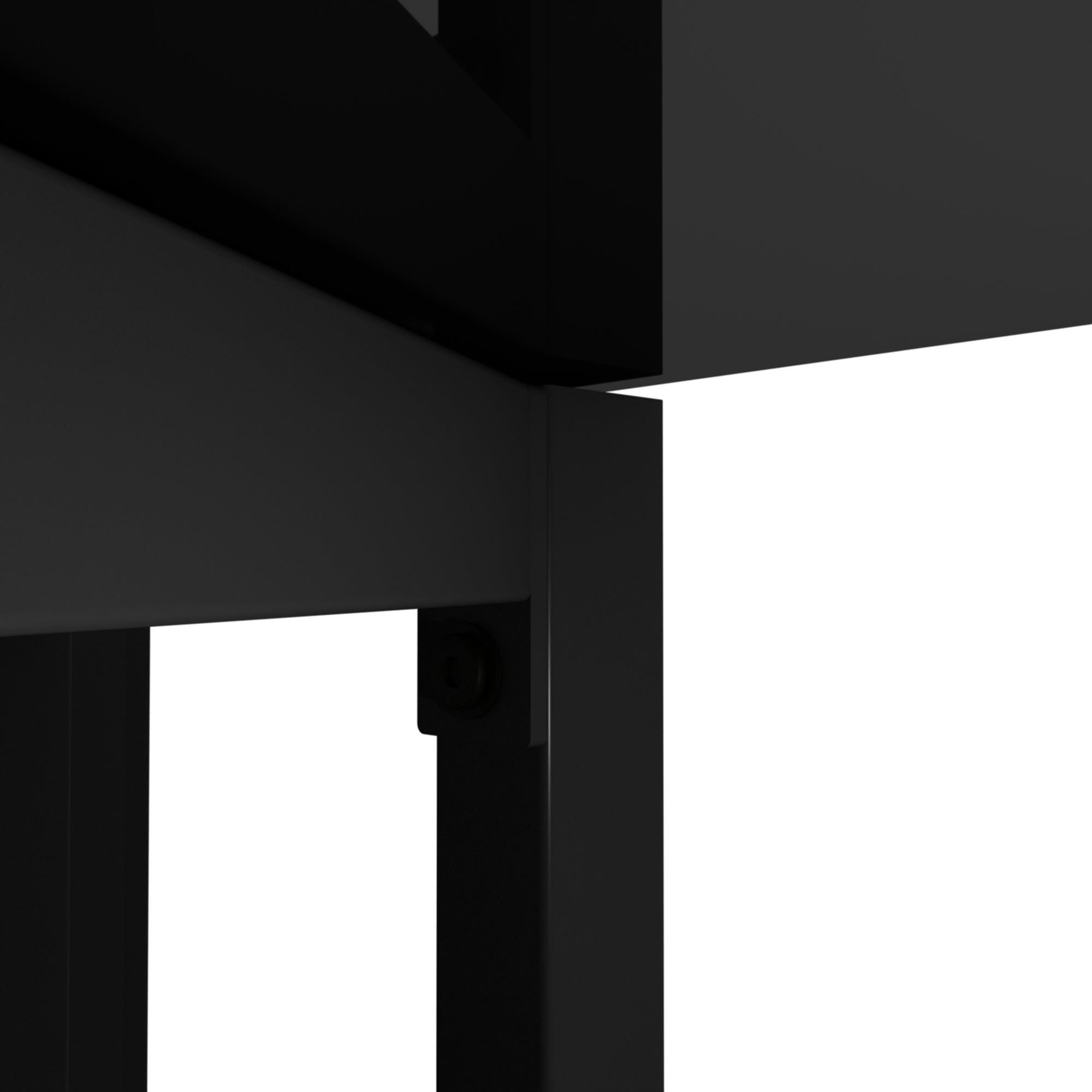 Simple Design Open TV Stand with 2 Tier Storage Space Fits TV Up To 65 inches- Walnut_16