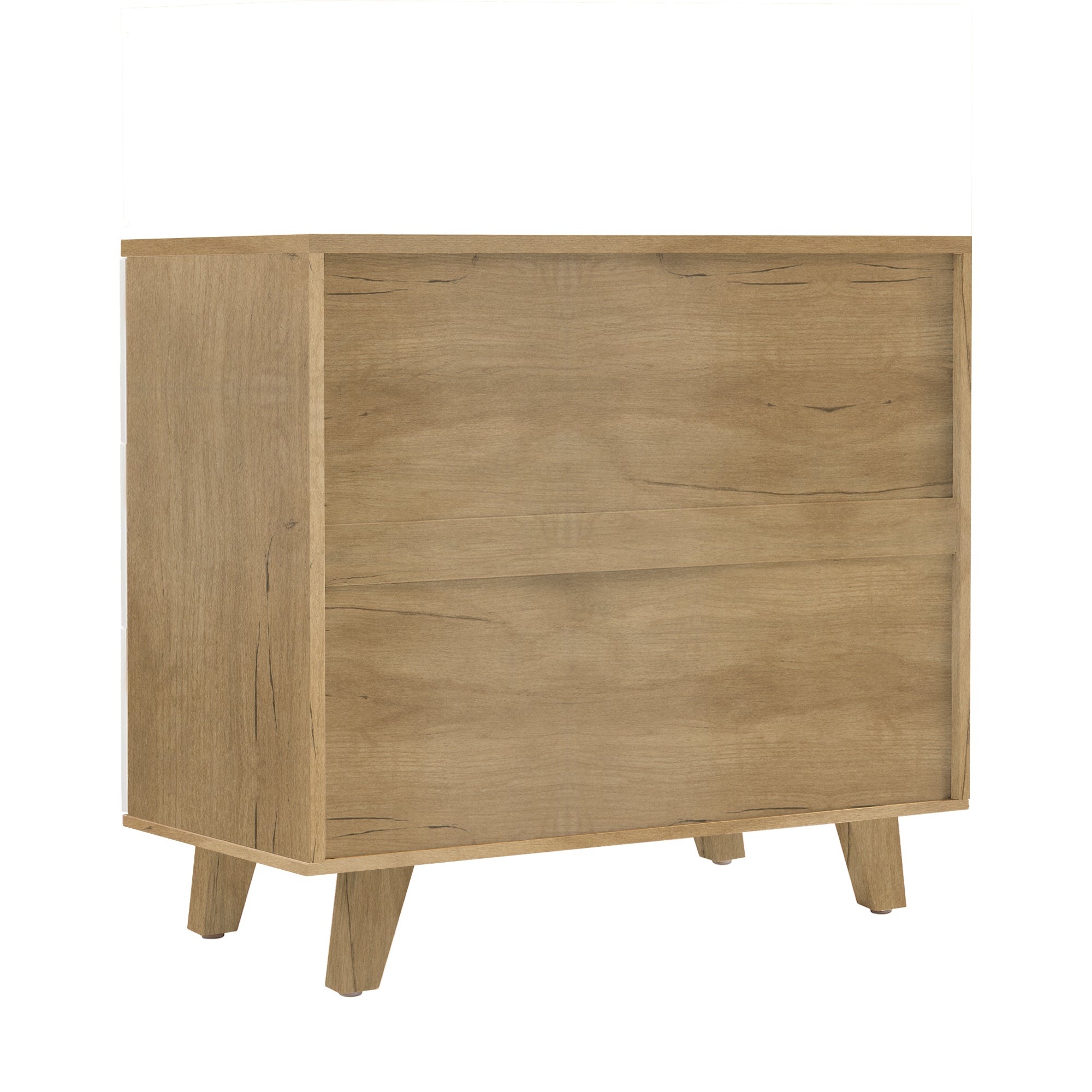 6-Drawer Dresser Storage Cabinet for Bedroom and Living Room Spaces- White Oak_7