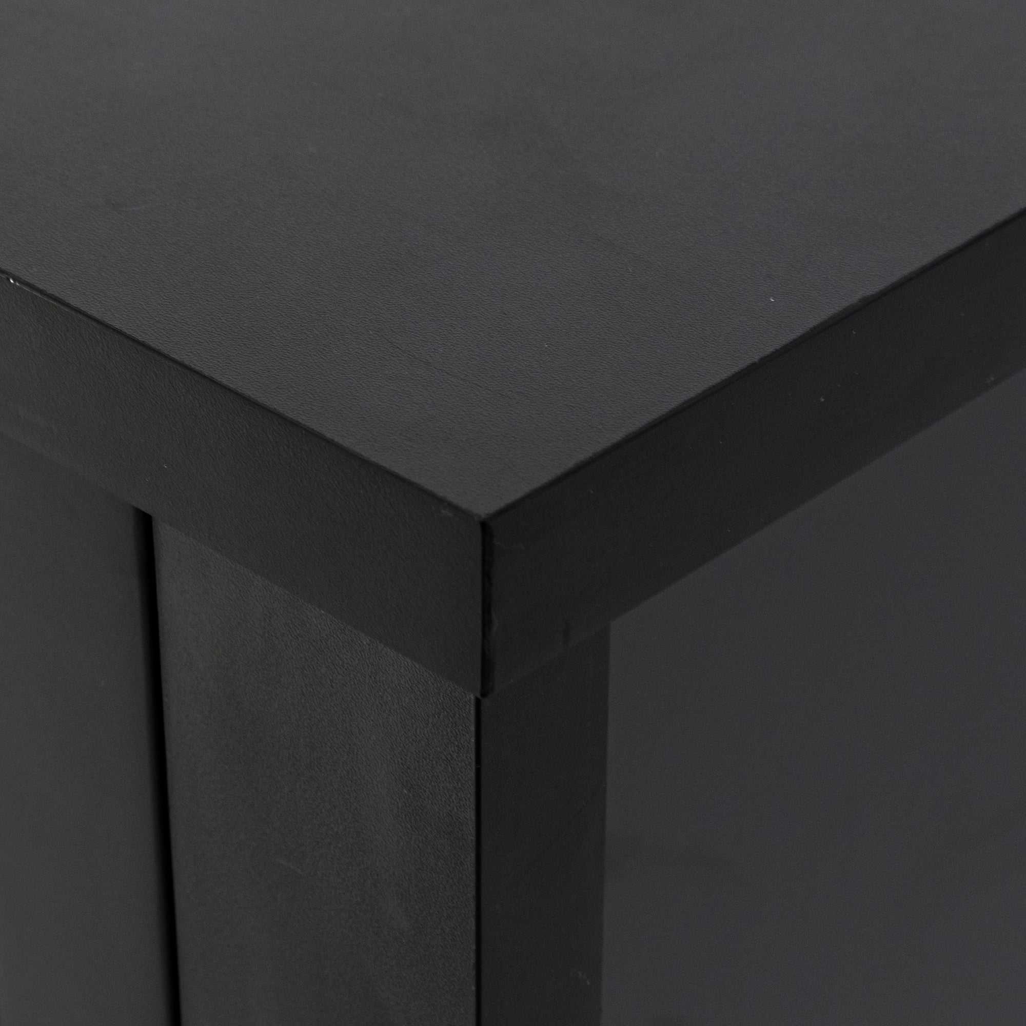 6 Drawers Wood Accent Stylish Dresser Chest and Storage Organizer- Black_13