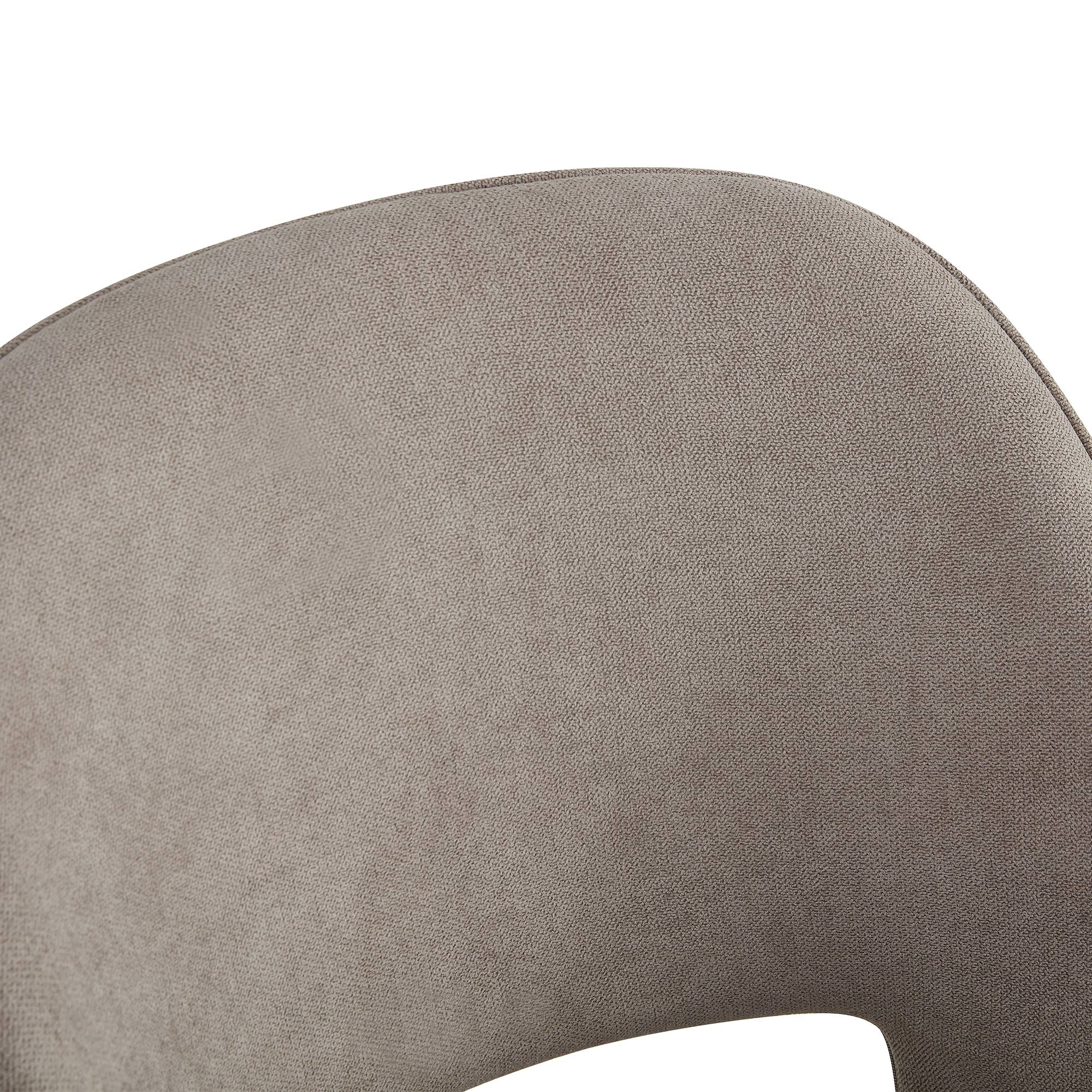 Set of 4 Modern Designed Accent Chair Upholstered Linen Side Chair with Wooden Legs- Gray_13