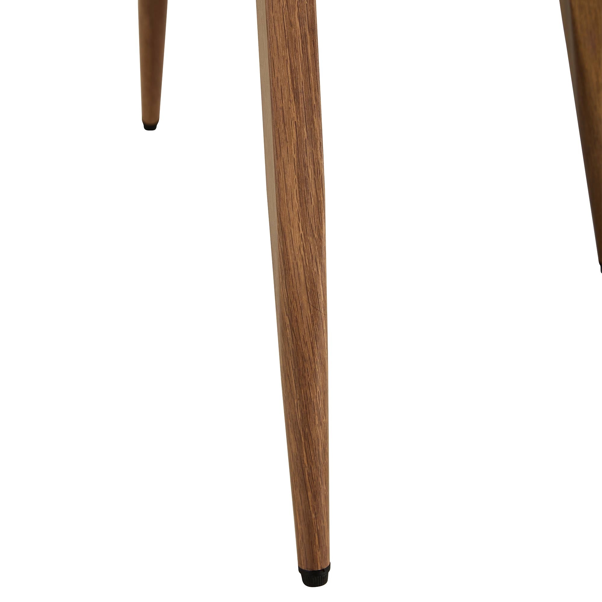 Set of 4 Modern Designed Accent Chair Upholstered Linen Side Chair with Wooden Legs- Gray_18