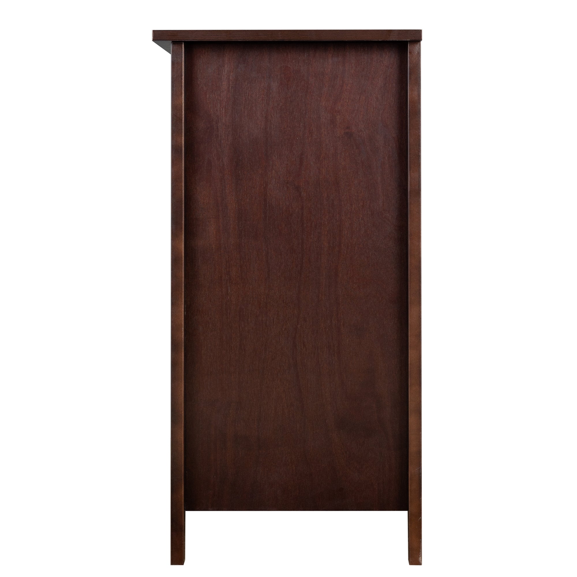 4 Drawers Wooden Stylish Side Board Dresser and Storage Organizer- Auburn_10