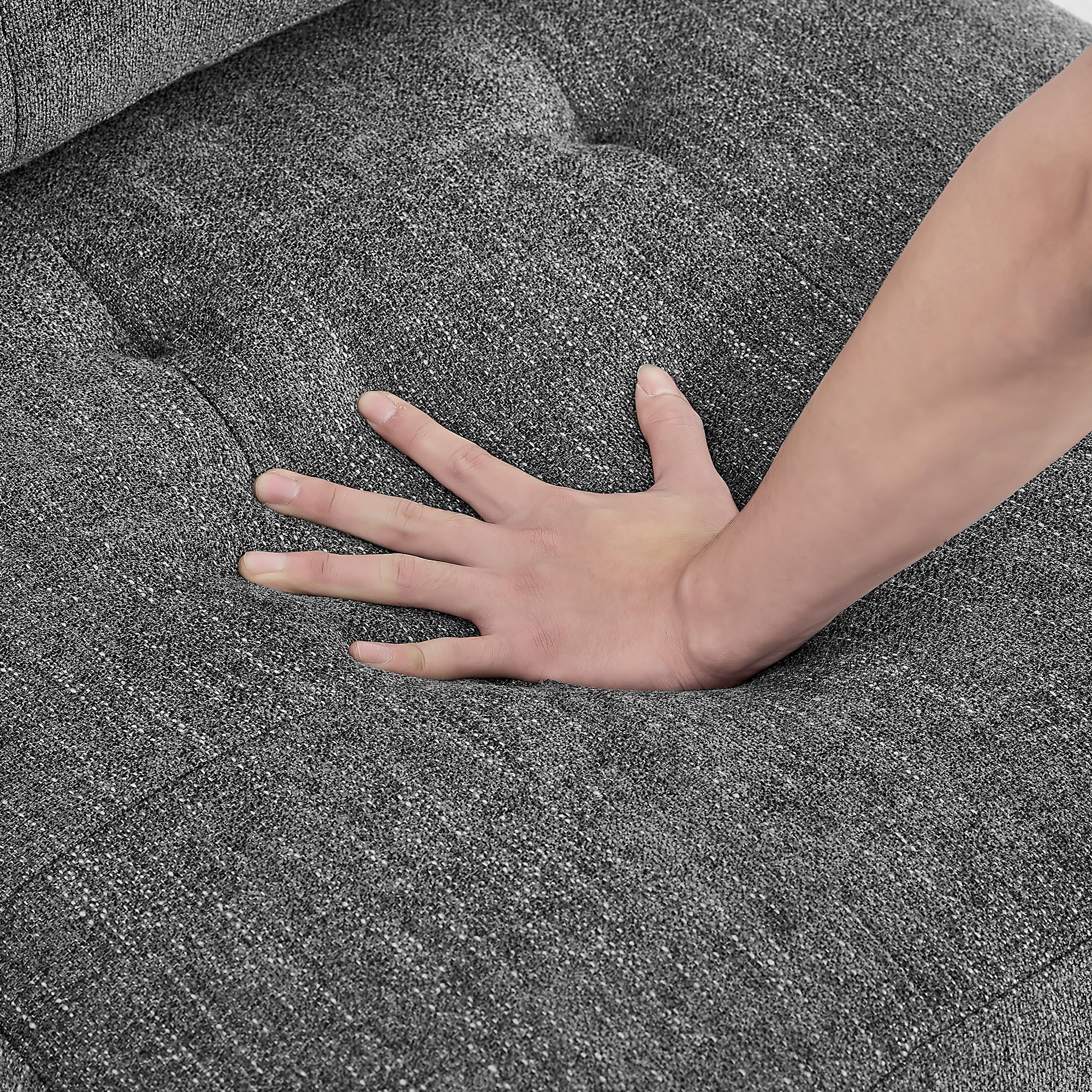 Corner Sofa for L-Shape Modular Sectional Sofa Couch Reversible Combination- Grey_5