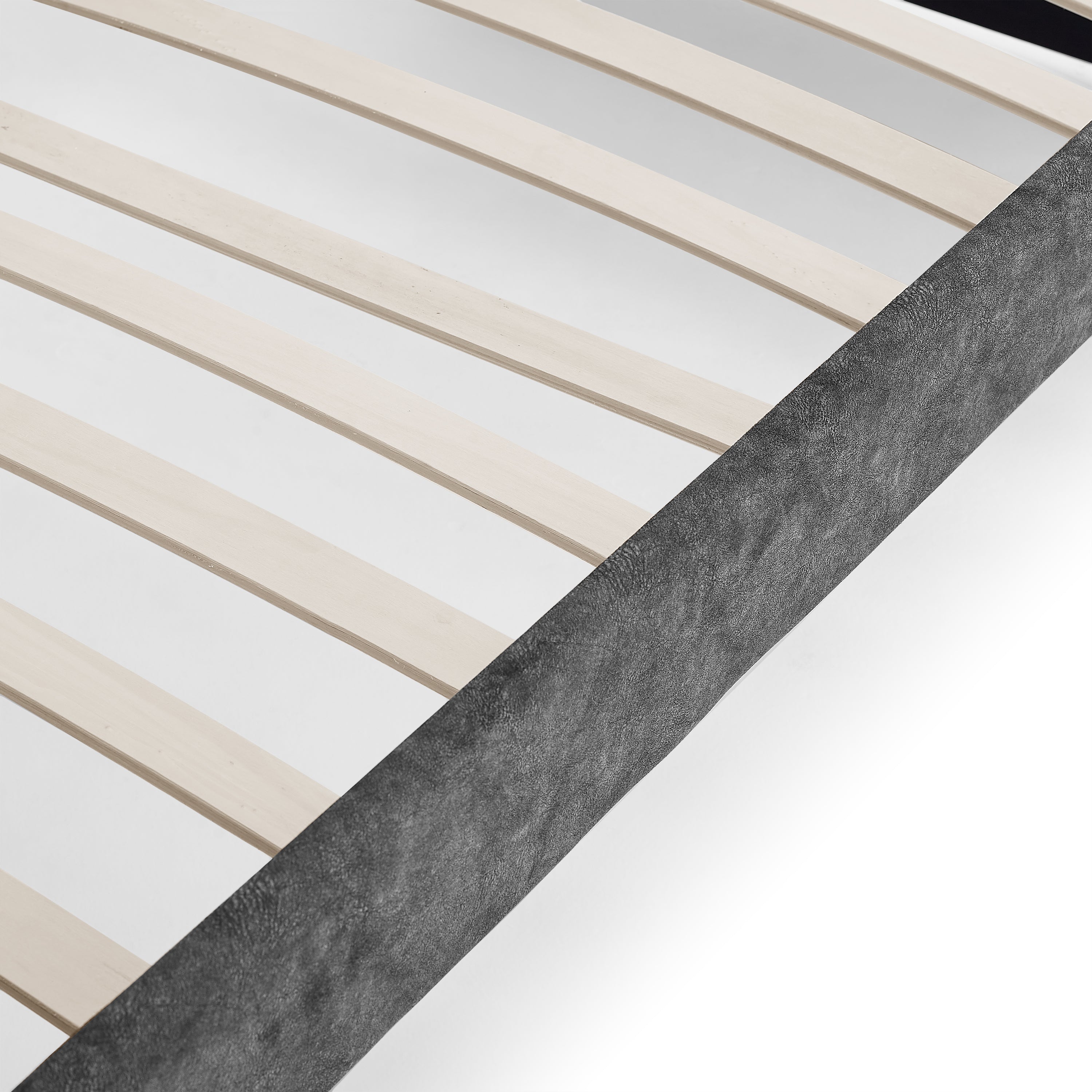 Elegant Full Size Linen Upholstered Daybed with Backrest and Armrests- Gray_7