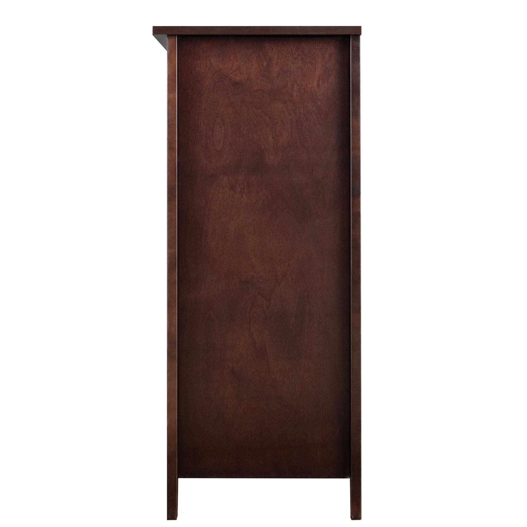 2 Small+4 Large Drawers Solid Wood Free Standing Dresser for Bedroom- Auburn_11