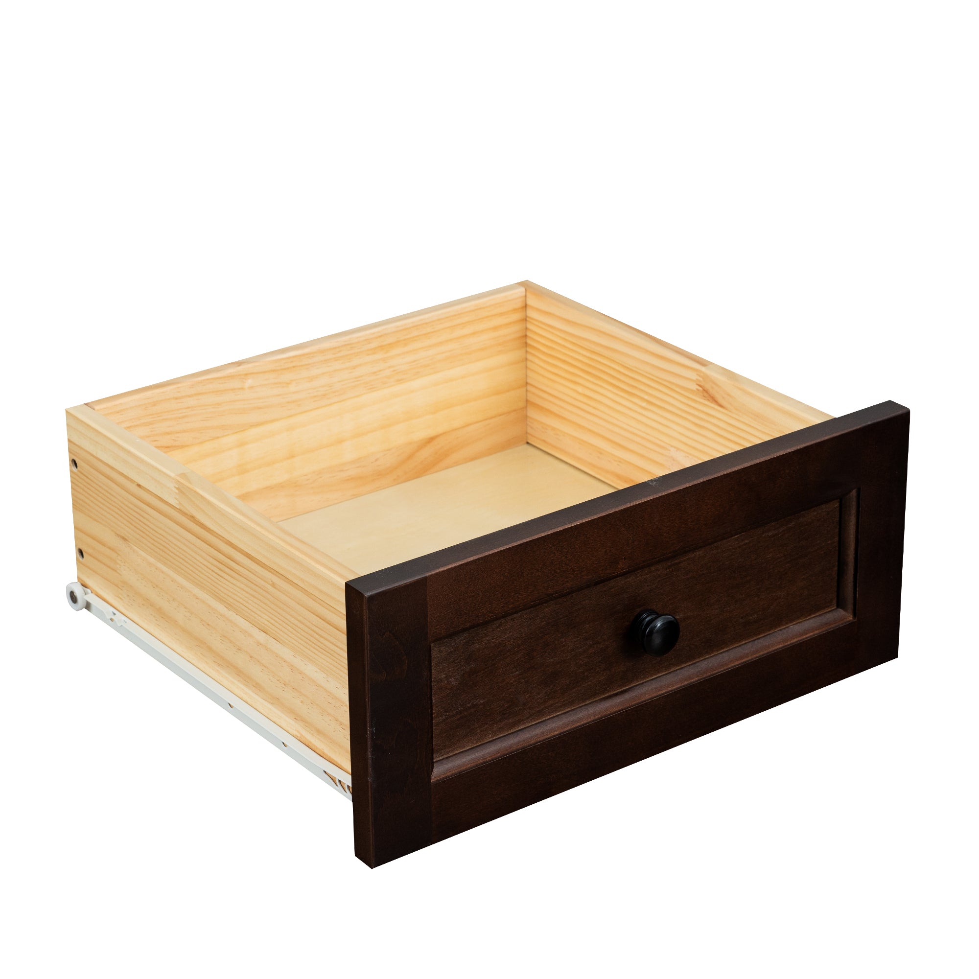 2 Small+4 Large Drawers Solid Wood Free Standing Dresser for Bedroom- Auburn_16