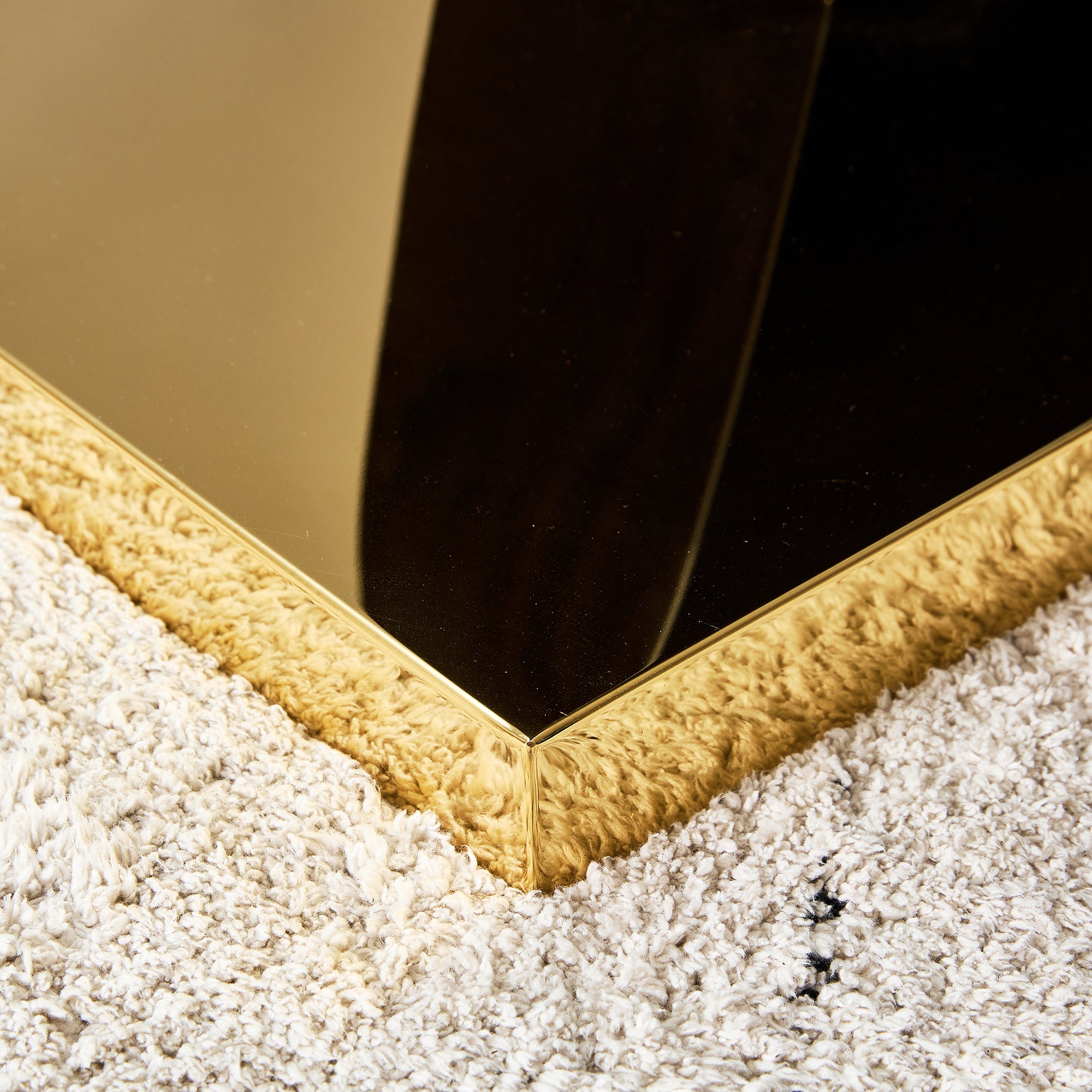 6-8 Seater Modern Minimalist 0.4" Tempered Glass Tabletop and V-Shaped Slab Legs_3