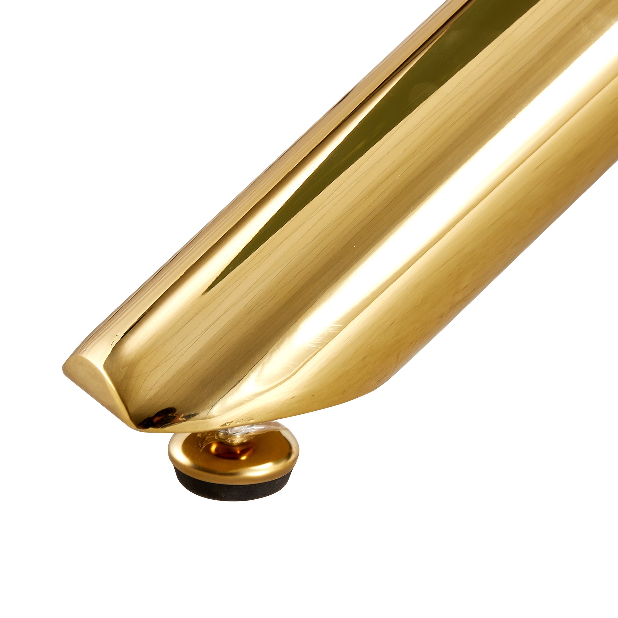 Large modern minimalist rectangular dining table with 0.39 "imitation marble black tabletop and golden metal legs, for Kitchen Dining Living Meeting Room Banquet hall 1537_21