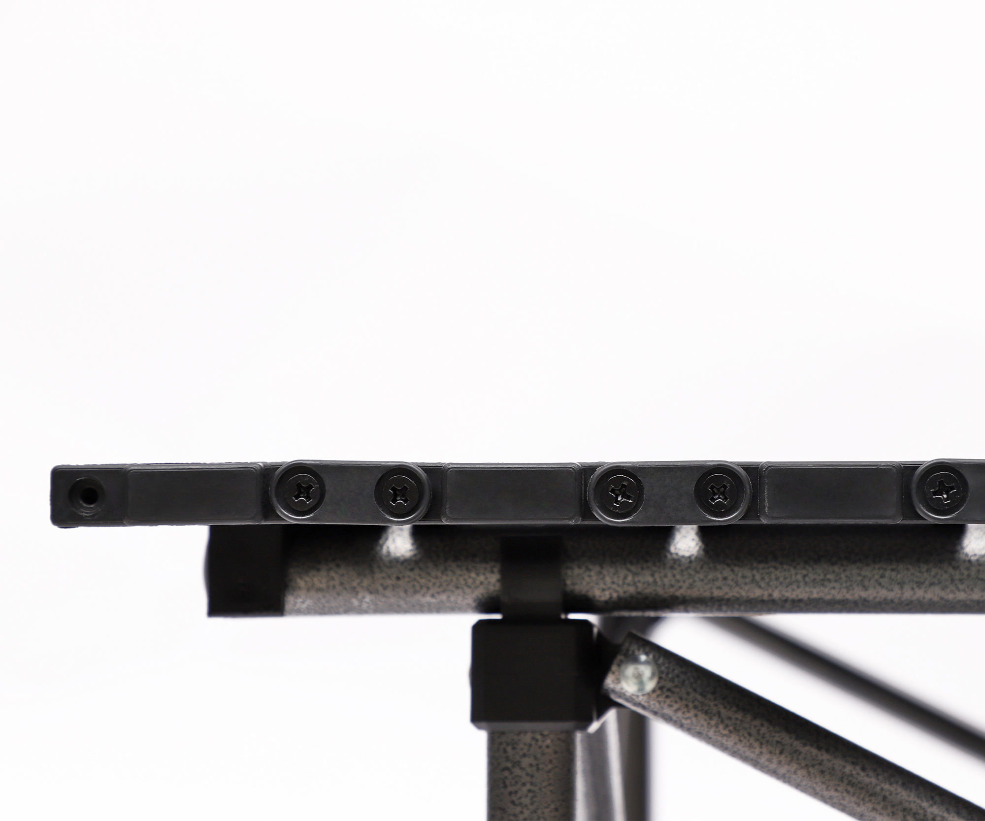 Set of 3 Outdoor Roll up Table and Folding Chair Set Portable Camping Set- Black_17