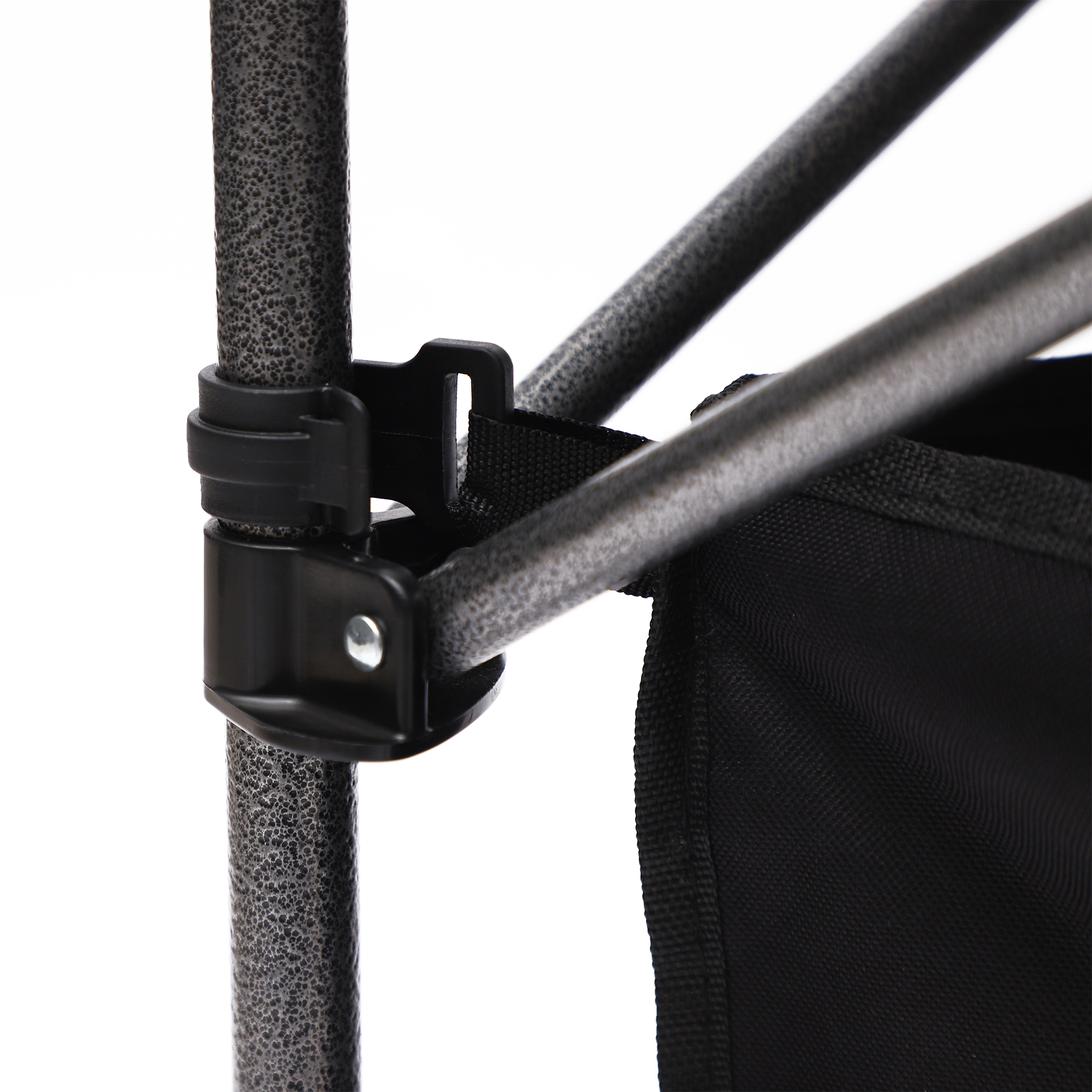 Set of 3 Outdoor Roll up Table and Folding Chair Set Portable Camping Set- Black_20